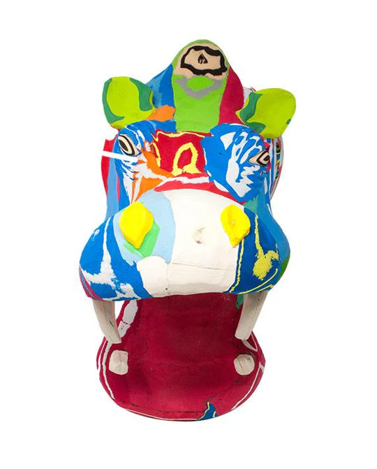 Hippo Flip Flop Wall Art (XL)
