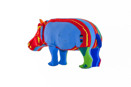 Hippo Flip Flop Sculpture (Medium)