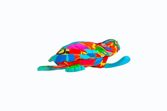 Turtle Flip Flop Sculpture (Medium)