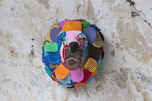 Lion Flip Flop Wall Art (XL)