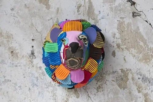 Lion Flip Flop Wall Art (XL) - TheFatMile