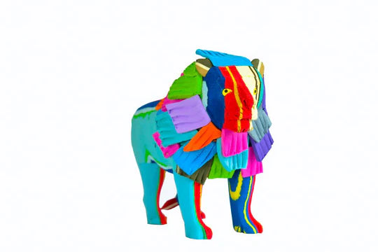 Lion Flip Flop Sculpture (Medium)