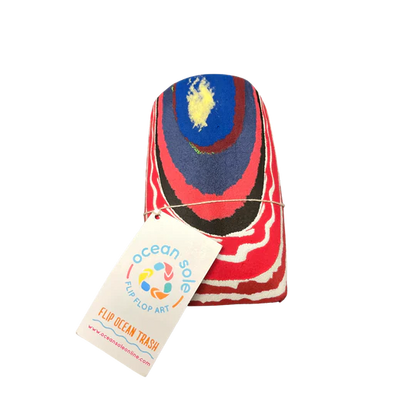 Multicolour Wedge Doorstop Flip Flop - TheFatMile