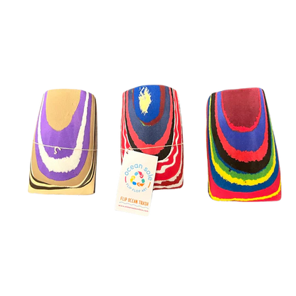 Multicolour Wedge Doorstop Flip Flop - TheFatMile