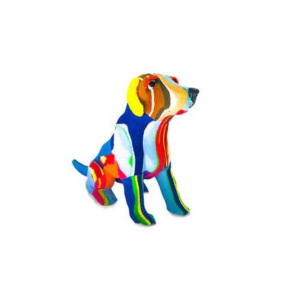 Sitting Lab Dog Flip Flop Sculpture (Large) - TheFatMile