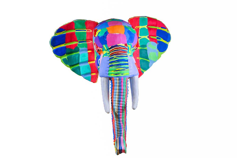 Elephant Flip Flop Wall Art (XL)