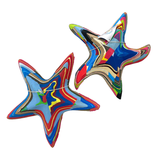 Starfish Flip Flop Sculpture (Medium)