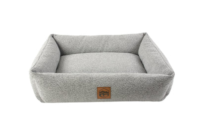Luxury Chenille dog bed for comfortable lounging, fast local delivery in Tralee, Kerry and Ireland.