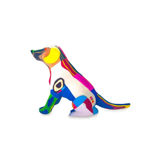 Sitting Lab Dog Flip Flop Sculpture (Large) - TheFatMile
