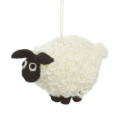 Felt So Good Sheep Hanging Decoration