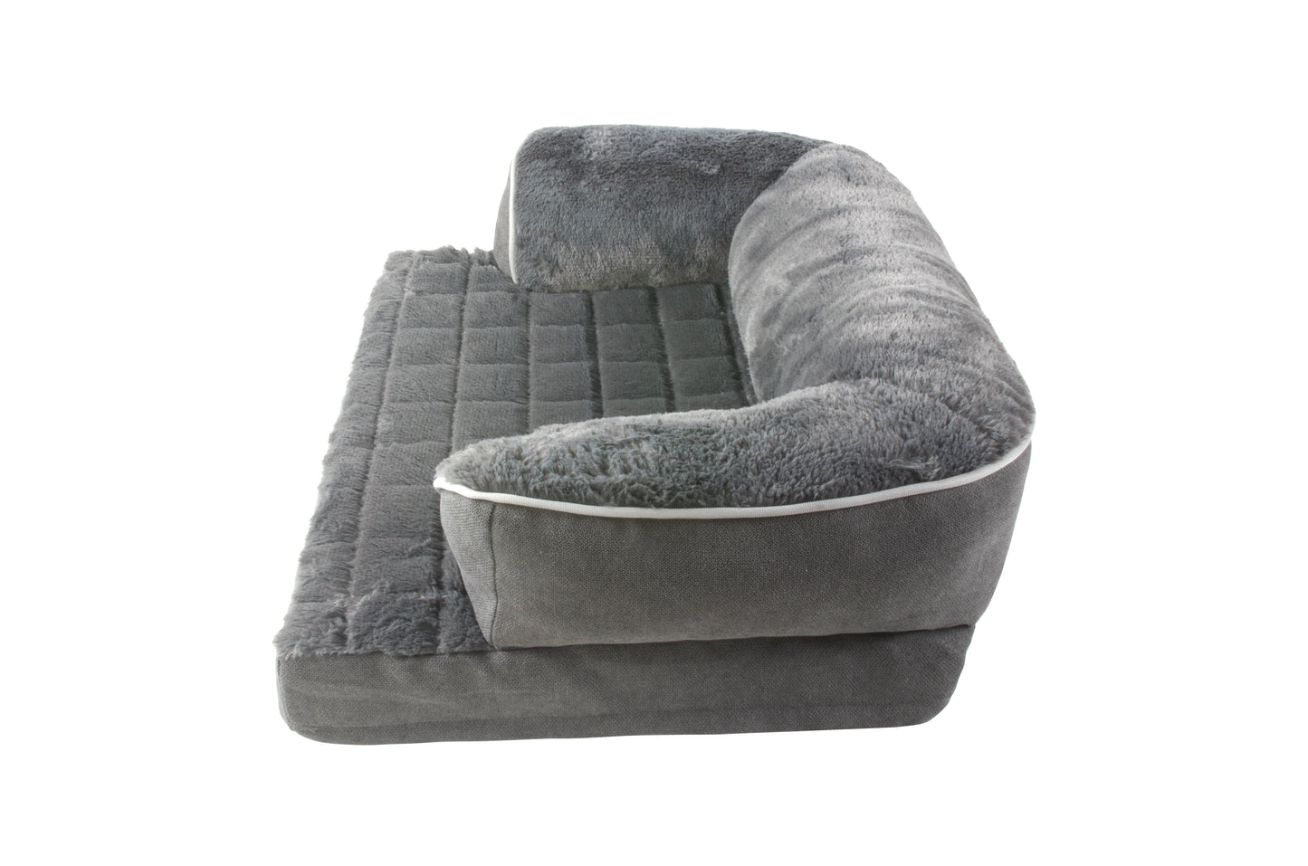 Orthopaedic memory foam dog sofa bed for joint support, available in Tralee, Kerry and Ireland.